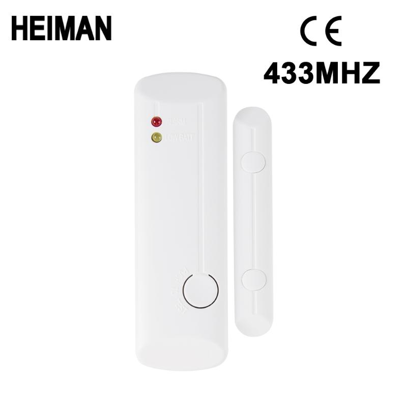 

HEIMAN 433MHz Wireless Window Door Magnet Sensor Detector For Home Wireless Alarm System Burglar security prompt
