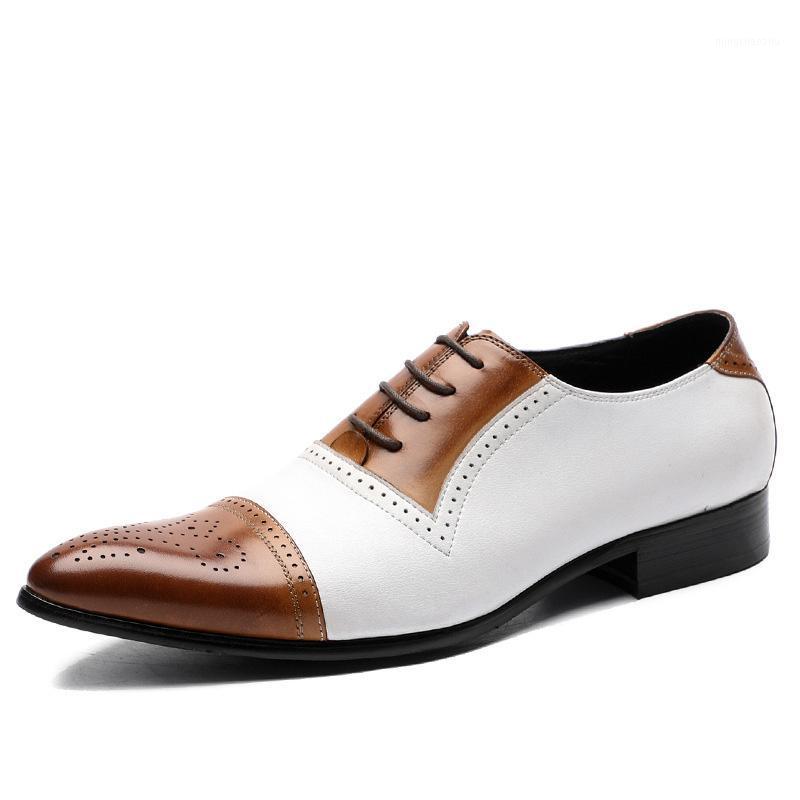 

mens formal shoes genuine leather oxford shoes for men black 2020 dress wedding laces leather brogues1