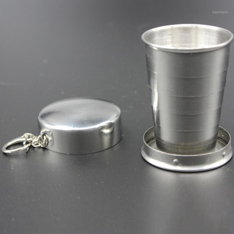 

75/150/250ml Folding Cup Portable Outdoor Travel Retractable Collapsible Picnic Cups Key Chains Camping Outdoor Cup1