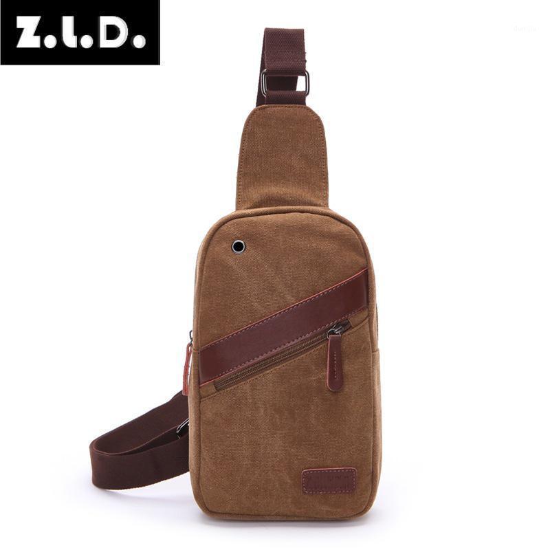 

Z.L.D. Fashion brand designer canvas bag, lady messenger bag chest bag high quality shoulder large capacity small square1, Sky blue