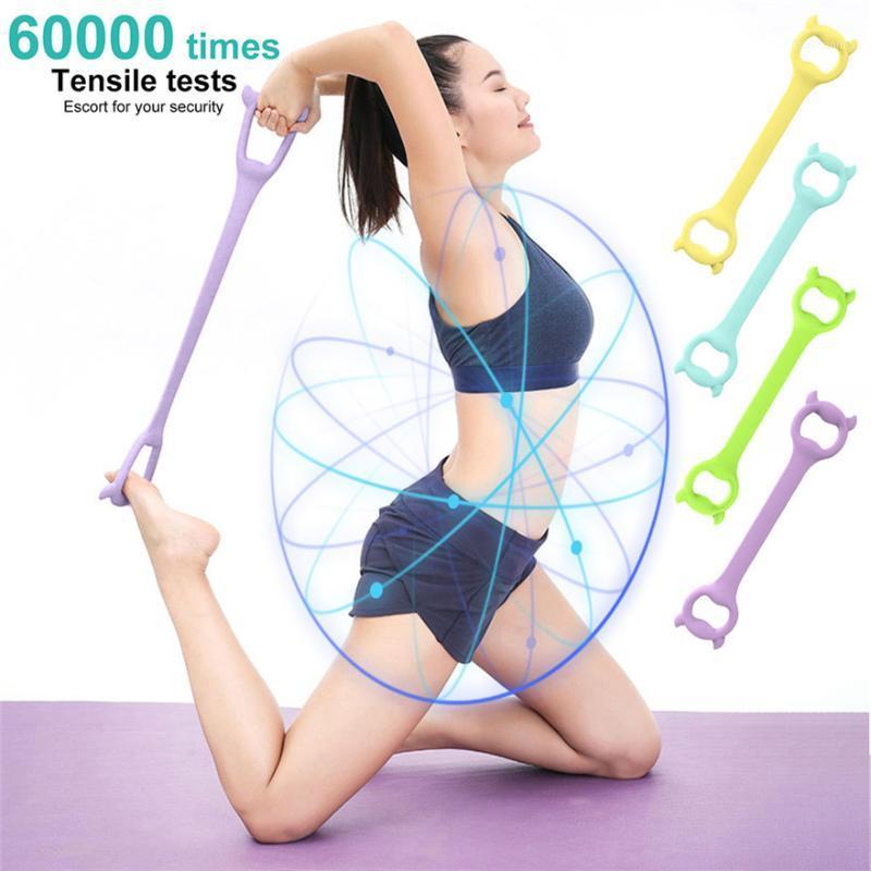 

Yoga Indoor Fitness Silicone Rally Resistance Band Elastic Rally Home Fitness Yoga Pilates Training1