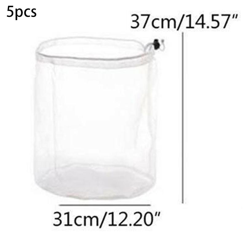 

5pcs Laundry Bag Drawstring Bra Washing Mesh Net Home Clothes Protective Pouch Washing Clothes Household