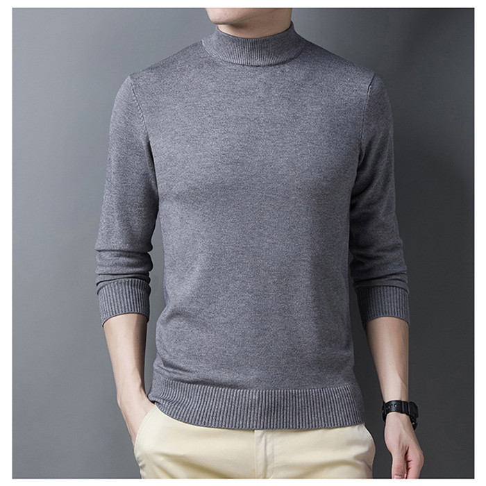 Plus Size Sweaters Mens Designers Turtle Neck Long Sleeve Pullover Knits Solid Color Casual Men Clothes For Spring Autumn Fall