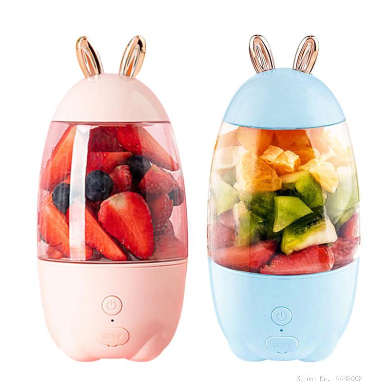 

330ml Juicer Cup Fruit Blender Mixer Portable USB Rechargeable Household Orange Fruit Juicer Dropshipping