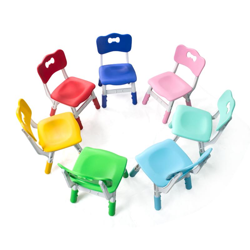 

Children's chair backrest baby chair home non-slip plastic stool kindergarten desks and chairs