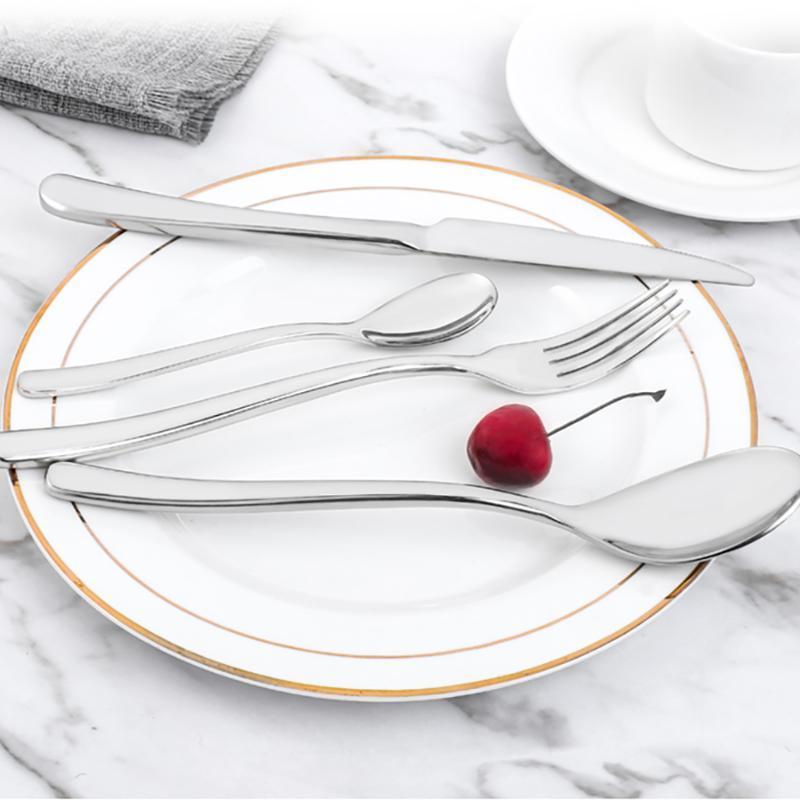 

18/10 Steel Flatware Stainless Western Tableware Set Dinner Spoon Knife Fork Spoon Knife Set Stainless Steel Cutlery 50F0141
