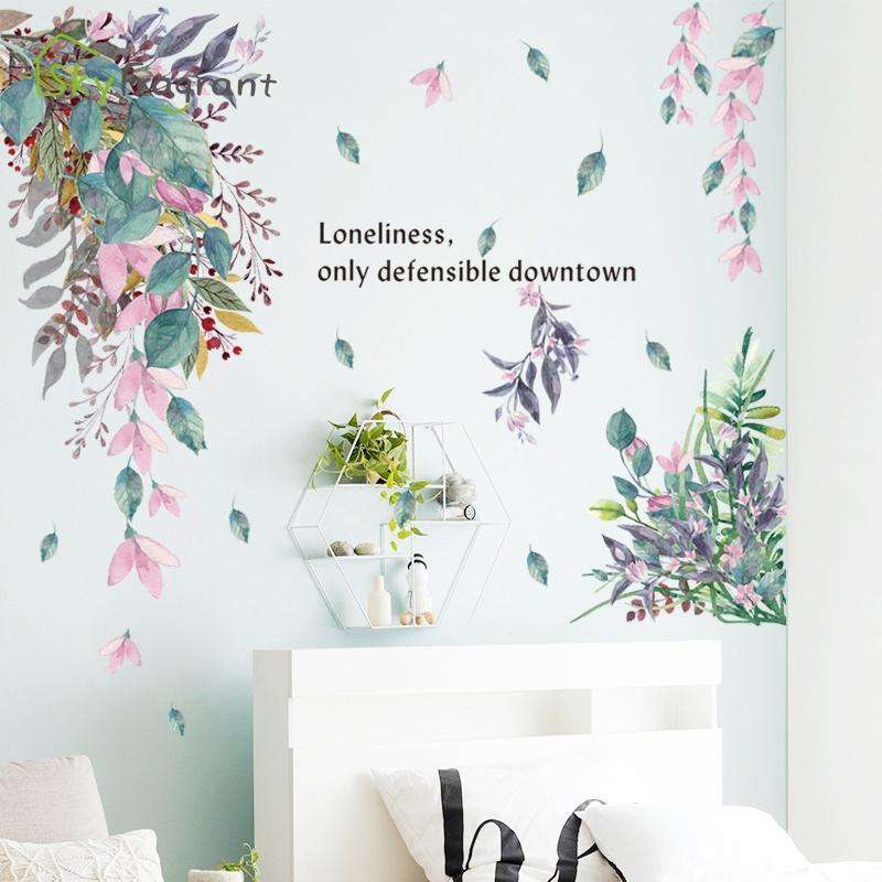 

Creative wall sticker home decor bedroom decor living room sofa background wall small fresh flower sticker room decoration1