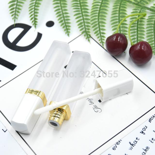 

4ML 10/30/50pcs Frosted Empty Plastic Lip Gloss Bottle with White Cap, Professional Makeup Beauty Liquid Lipstick Matte Tube1