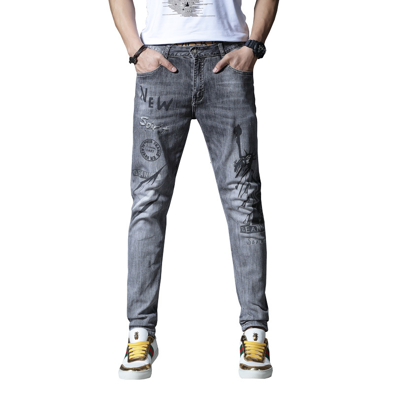 

2021 Thin Male Brim for Men Elastic Pants Cotton Hip Summer Gray Spring 305T, Games