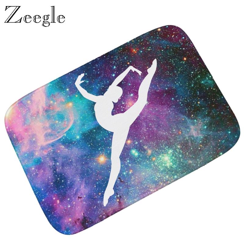 

Zeegle Flannel Door Mat Soft Foot Mat Hallway Decoration Shower Rug Outdoor Doormat Absorbent Living Room Carpet, Tcd