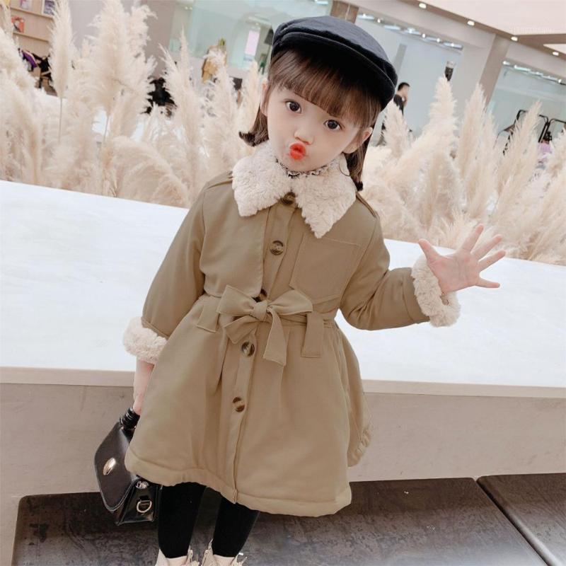 

Winter Baby Cotton-padded Parka & Coats Thicken Warm Long Jackets Toddler Kids Outerwear Fur Collar Windbreaker Jacket1, Black