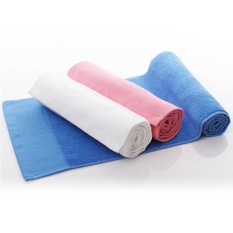 

Bamboo fiber sports towel, sweat-absorbent, soft and absorbent sports towel with embroidery logo