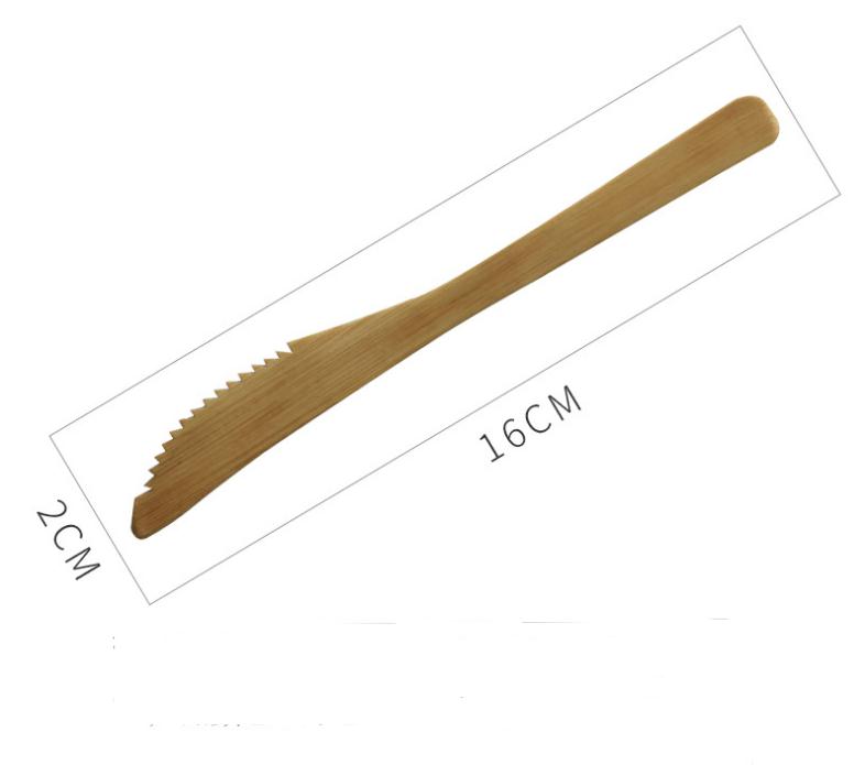 

Solid Bamboo Dinner Knife Reusable Bamboo Cheese Knife Butter Jam Spreaders Dining/Serving Utensil Wholesale