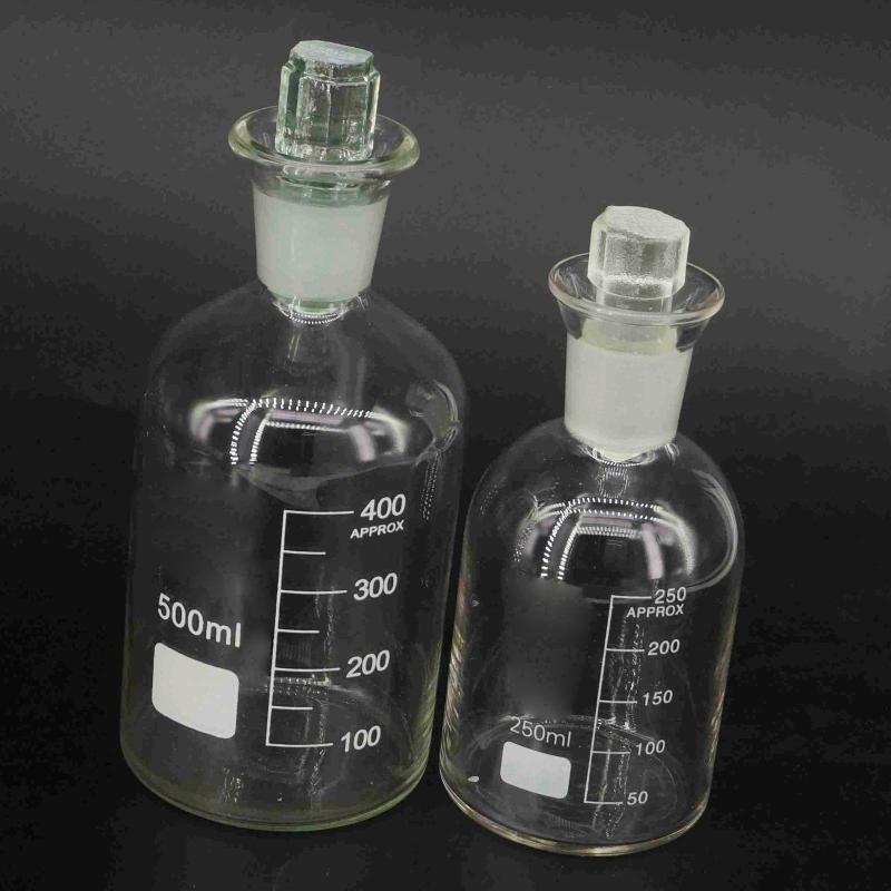 

250/500ml GG17 Glass Graduated Line Dissolved Oxygen Bottle Reagent Glass Labware