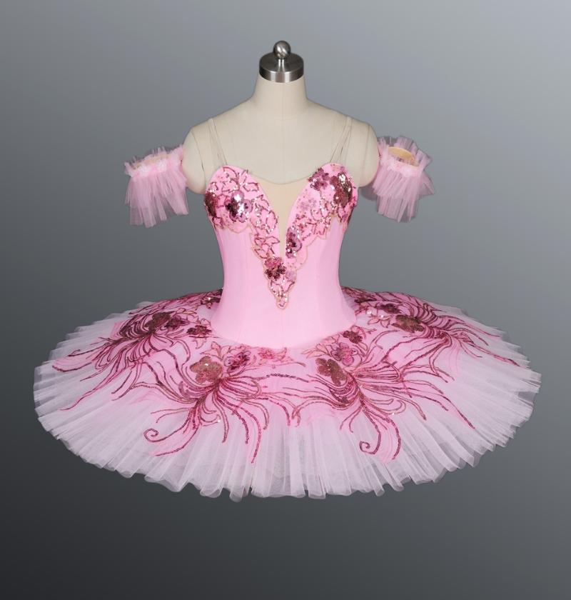 

Exquisite professional ballet classical pancake pink tutu