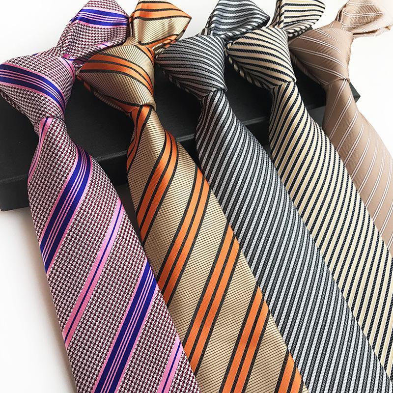 

New Classic Stripes Jacquard Woven Silk Men's Tie Necktie Bow Ties Wedding Party1