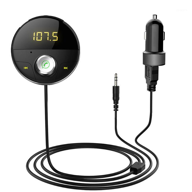 

Tancredy Car Bluetooth Aux Receiver FM Transmitter Adapter Bluetooth HandsFree Aux Receiver Dual USB Car Charge1
