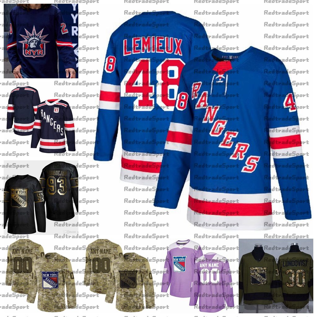 

2021 Reverse Retro Customize 48 Brendan Lemieux New York Rangers Hockey Jersey Golden Edition Camo Veterans Day Fights Cancer Stitched, Gold