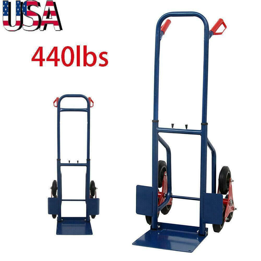 

440lb Heavy Duty Stair Climbing Moving Dolly Hand Truck Warehouse Appliance Cart