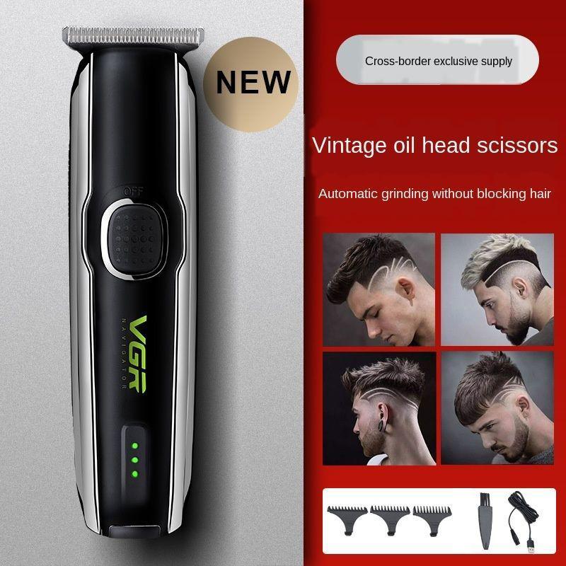 

VGR Electric Hair Clipper Barber Hair Trimmer For Men USB Rechargeable Cutting Machine Professional Beard Trimmer