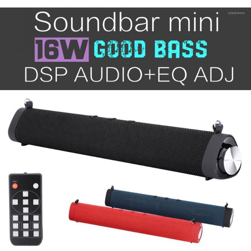 

16W Bluetooth 5.0 Soundbars Speaker with 4 x 42mm Horns Stereo TF Subwoofer Column Support 3 DSP Effects for Camping / Biking1