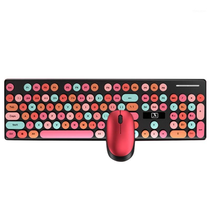 

Wireless Keyboard and Mouse Set Silent Desktop Computer Laptop Keypad Business Office Home Mute Mice Keyboard1
