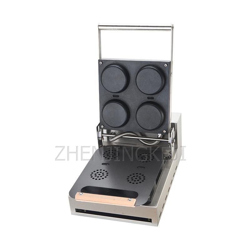 

Commercial Pizza Machine 220V Electric Pizza Oven Four Grid Round Pancake Machine Milk Shop Restaurant Snack Equipment