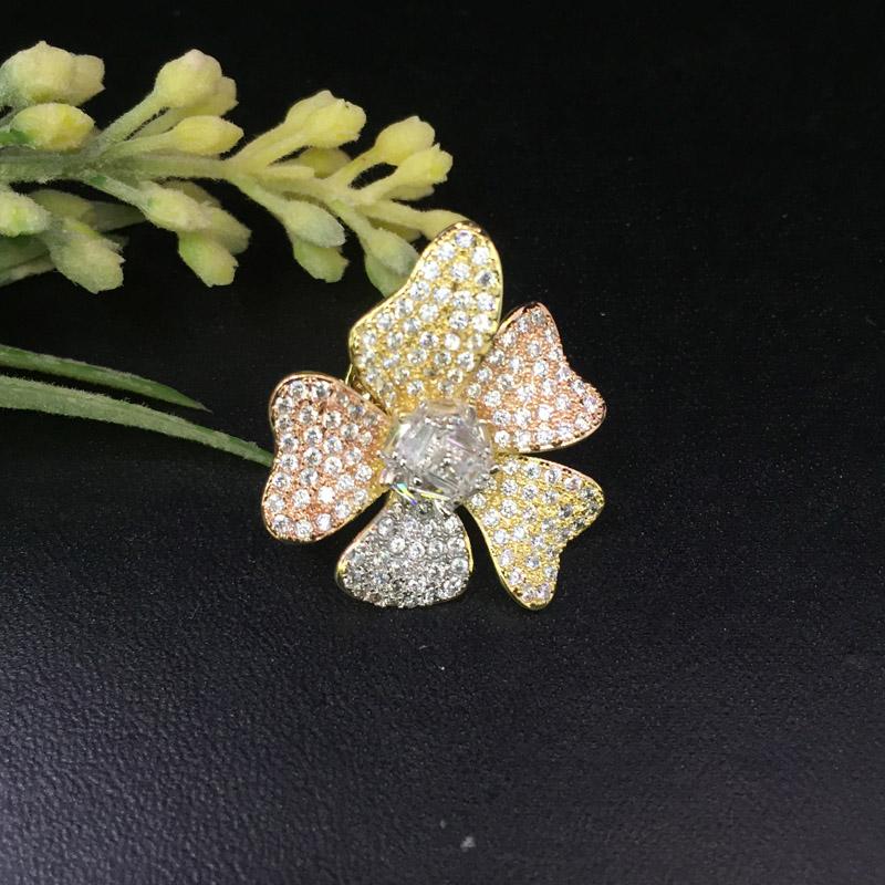 

Pins, Brooches Vanifin Fashion Jewelry Exquisite Calla Lily Brooch Pin Design For Woman Engagement Wedding Micro Paved Zircon Gifts