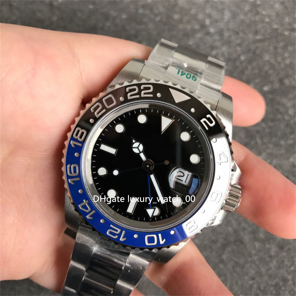 

Luxury high quality watch factory BP makes automatic men's watches 116710 40mm GMT 2813 Asian movement 904L steel strap hot selling fashion diving Wristwatch-195