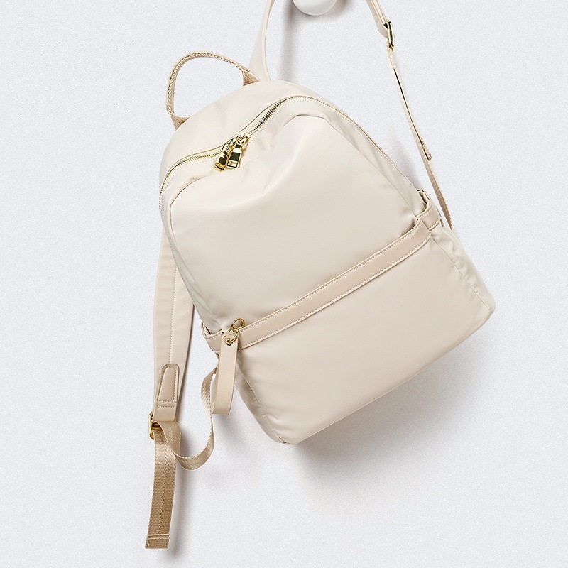 

Female fashion high quality backpack young leather backpacks for teenage girls school bagpack bag c1344, Beige