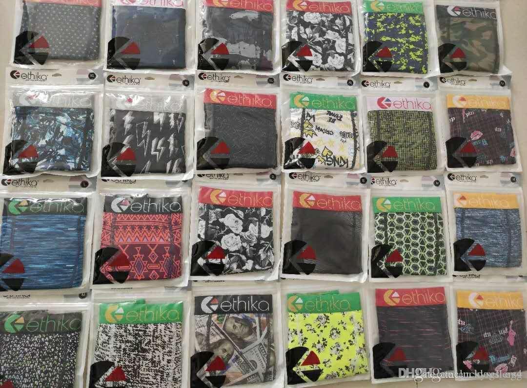 

Ethika's new children: Men's Ethika underwear shorts elastic sports boxer's underwear random mix exclusive packaging 0012