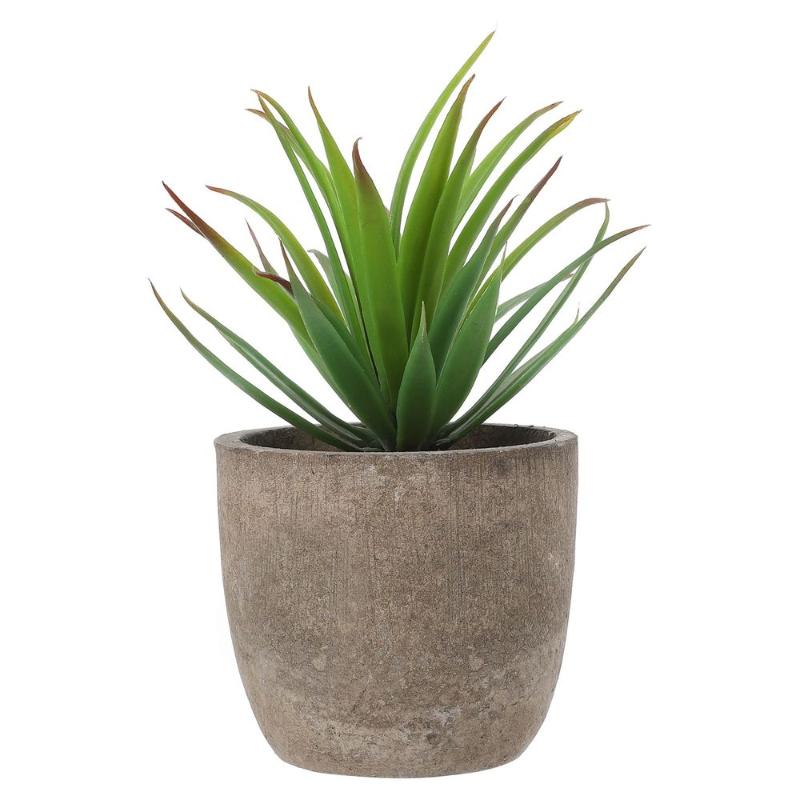 

1pc Artificial Gladiolus Plant Bonsai Potted Plant Home Decoration Potted, As shown