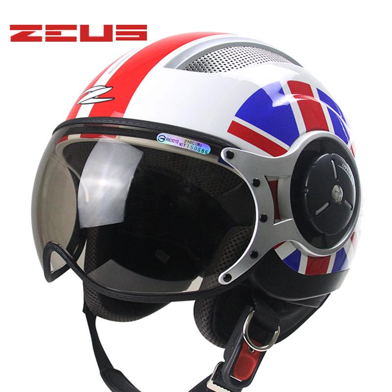 

Motorcycle Helmet Vintage Half Face Moto Helmet Retro Cruiser Touring Open Face Half Motor Scooter Helmets, 13