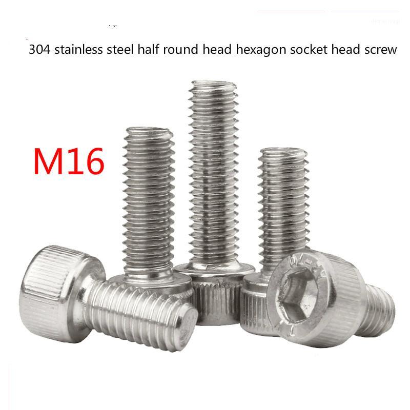 

304 stainless steel cup head hexagon socket screw cylindrical head screw knurled bolt HM extended national standard M161