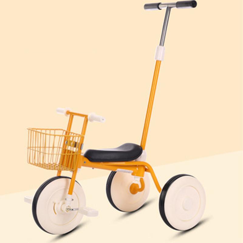 

Children's Tricycle Male and Female Baby Pedals 1-6 Years Old Push Rod Simple Trolley Kids Bike Tricycle for Kids Baby Bicycle