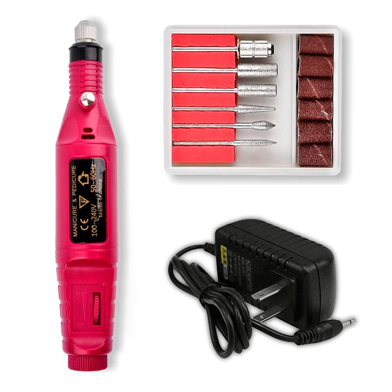 

Electric Drill Nail File Acrylic Art File Manicure Pedicure Portable Machine Kit