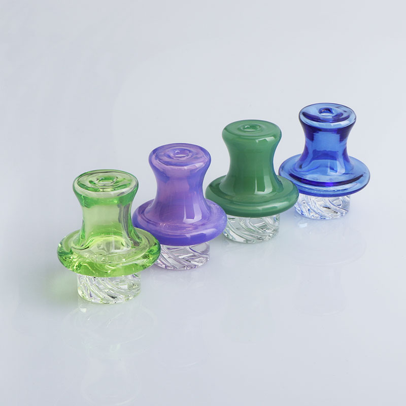 

Glass Carb Caps 25OD Spinning Carb Caps 4 Colors Suit For 25mm Quartz Banger Nails Water Pipes Dab Rigs