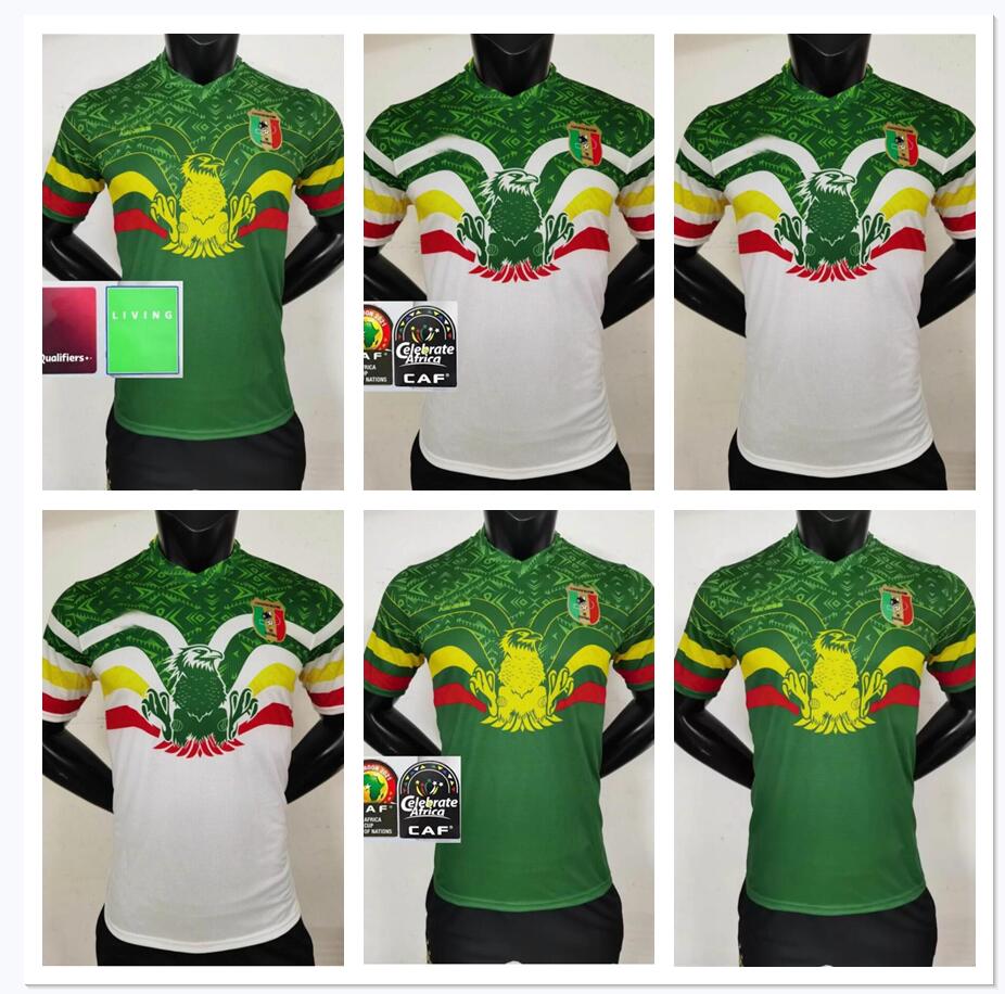 

player version 2022 2023 Mali Soccer Jerseys national team home away 22 23 football shirt, Black;yellow