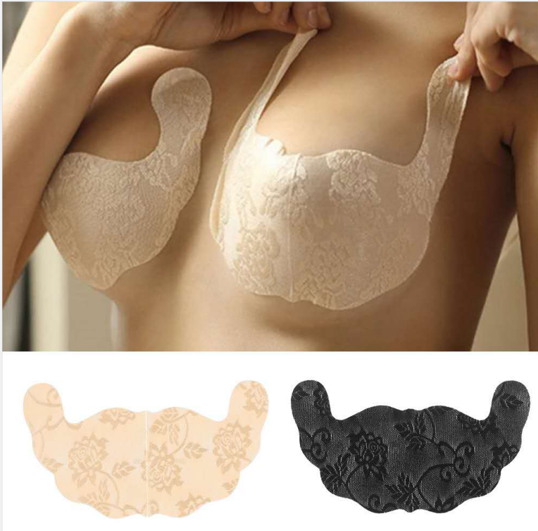 

Hot Sale in Europe and America in 2020 Lace Chest Sticker Lace Invisible Underwear No Underwear U-shaped Chest Sticker541654
