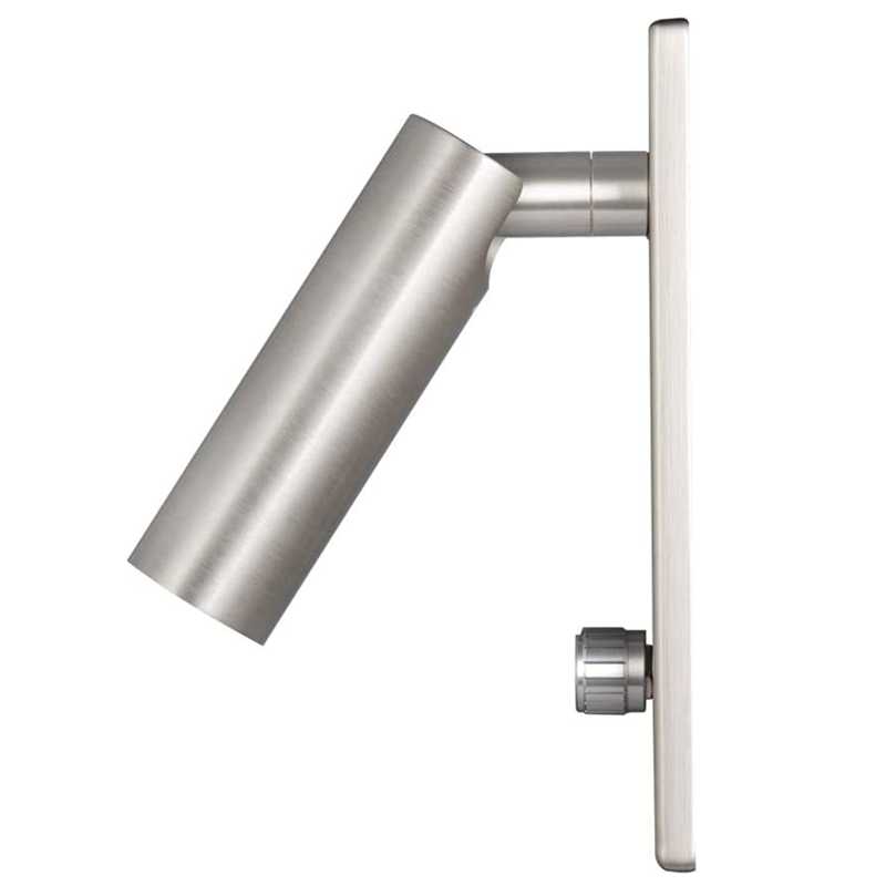 

Topoch LED Spotlights for Read with Twist Switch Dimmable Directional Wall Light Brushed Nickel Osram LED 4.5W