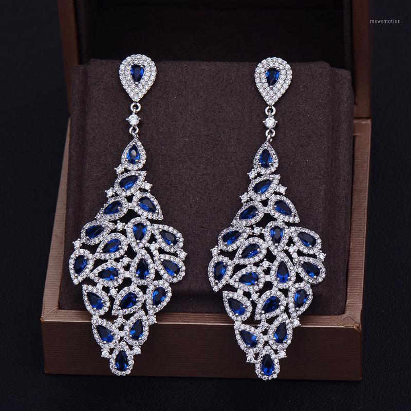 

GODKI Brand New Luxury Fashion Luxury Pear Cut Cubic Zirconia Anniversary Dress Party Bridal Earrings1