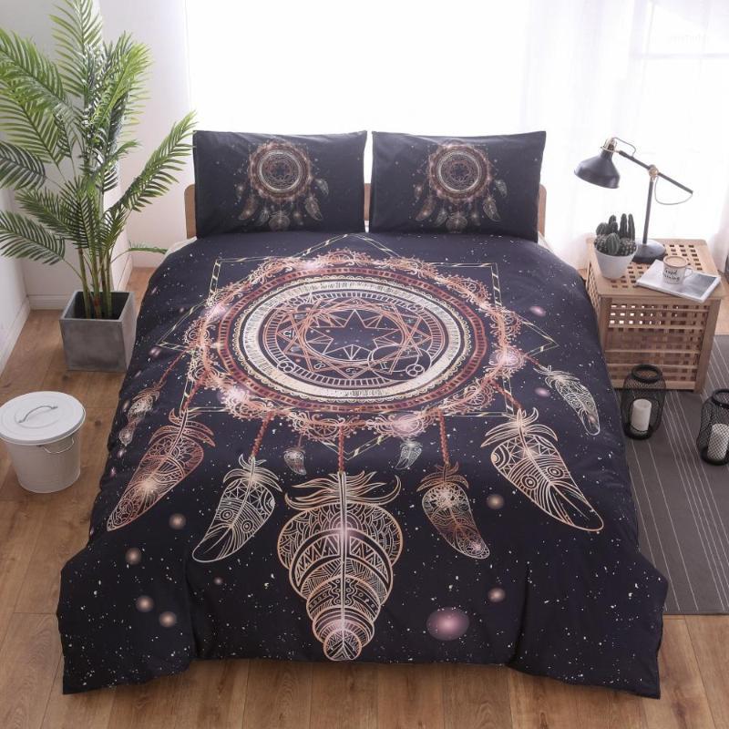 

Duvet Cover 3D constellation Custom wind chime with exotic style Bedding Sets King Queen full  Size 2/3pcs PillowCase1