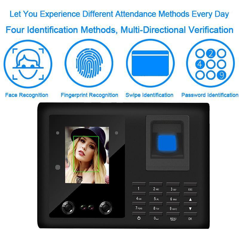 

Eseye Face Time Attendant Eletronic Fingerprint Attendant System TCPIP USB Facial Access Control Digital Recorder Employee1