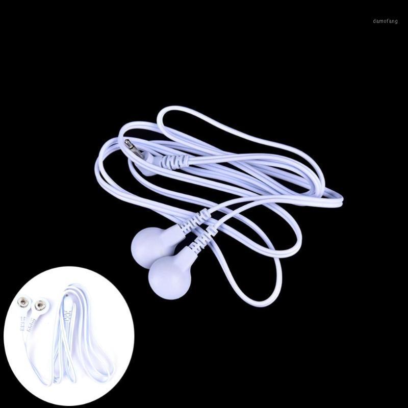 

TOP quality 2.5mm 2 Button 2 In 1 Lead Wires Connecting Cables for Therapy Machine Body Massage Related Supplies1