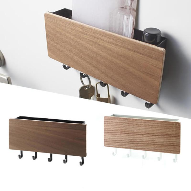 

New Space Saving Home Wall Hook Storage Rack Vintage Key Bamboo Hanger Hallway Home Decorative Room Bedroom