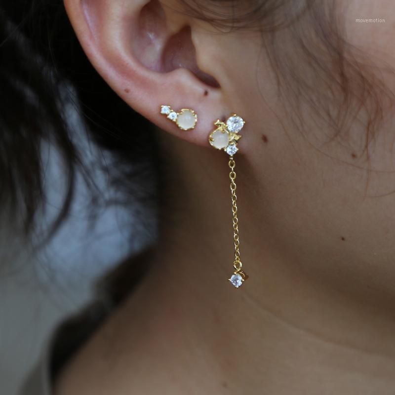 

Delicate Brincos 4pc/set earring For Women Tassel Earrings minimal tiny elegance hot fashion earring for girls drop shipping1