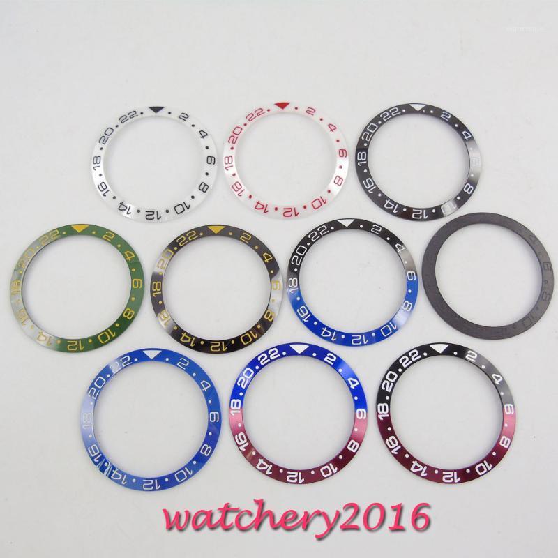 

38mm Red Black Blue Green Ceramic / Titanium Bezel Insert Fit GMT Automatic Watch1