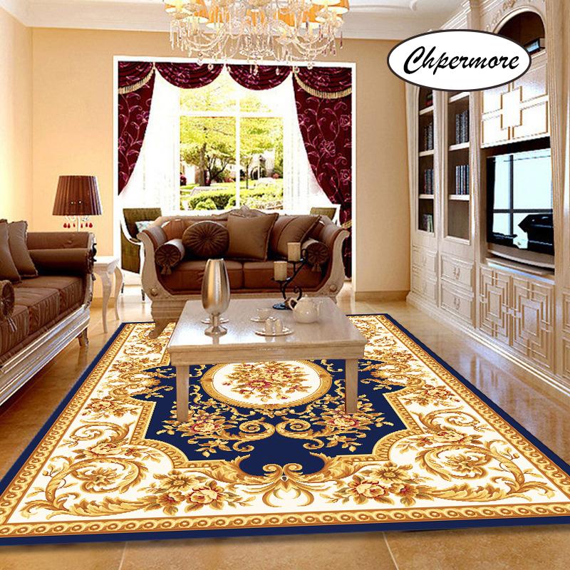 

Chpermore European Retro court Large Carpets Non-slip Tatami Mats Bedroom Home Lving Room Rug Floor Rugs, Style 11