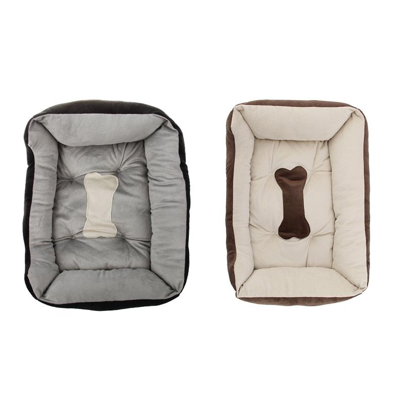 

Extra Large Luxury Washable Pet Dog Puppy Cat Bed Cushion Soft Mat Warmer Basket Color:Black Size