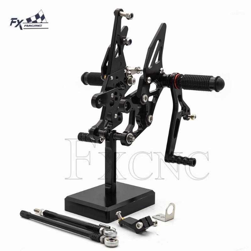 

CNC Adjustable Motorcycle Rearset Footrest Rear Set For FZ1 2006-2016 2007 Foot Peg Rest Footpegs Pedal FZ8 2010-20131